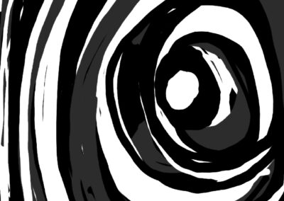 Black and White Swirl